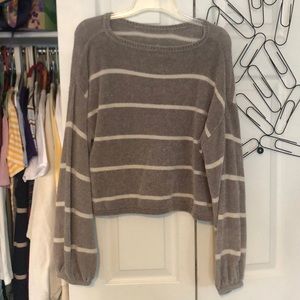 American Eagle fuzzy long sleeve